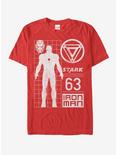 Marvel Iron Man Stark 63 T-Shirt, RED, hi-res