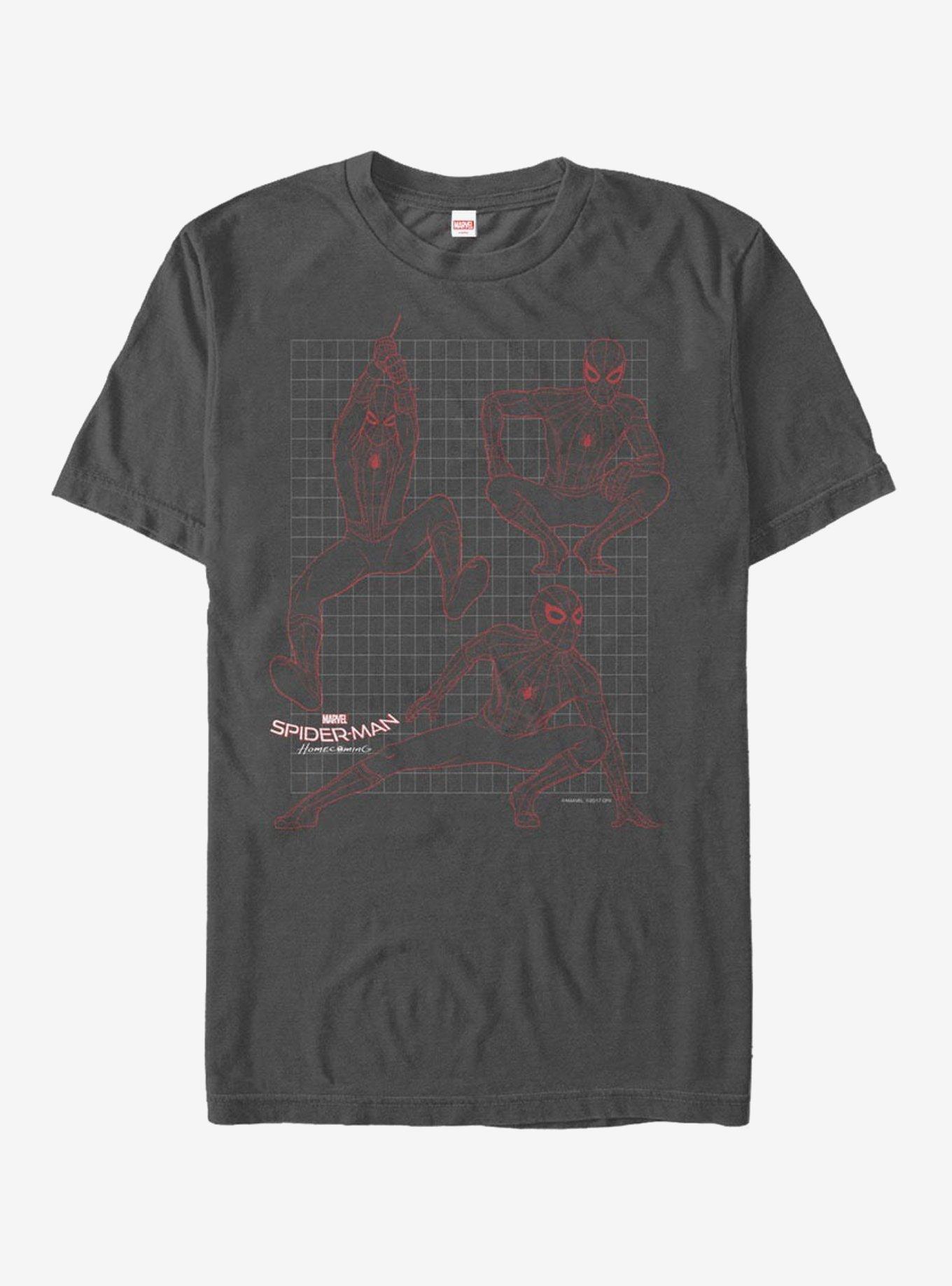 Marvel Spider-Man Homecoming Grid T-Shirt, , hi-res