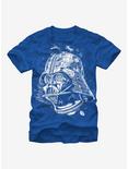 Star Wars Darth Vader Death Star T-Shirt, ROYAL, hi-res
