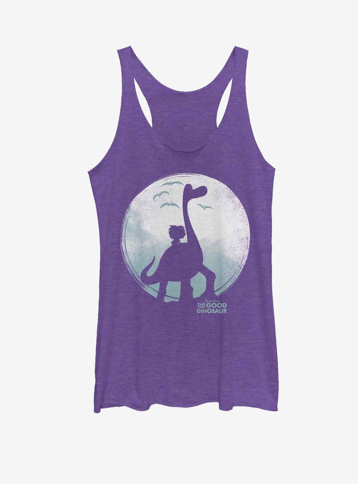 Disney Pixar The Good Dinosaur Arlo and Spot Moon Womens Tank, PUR HTR, hi-res