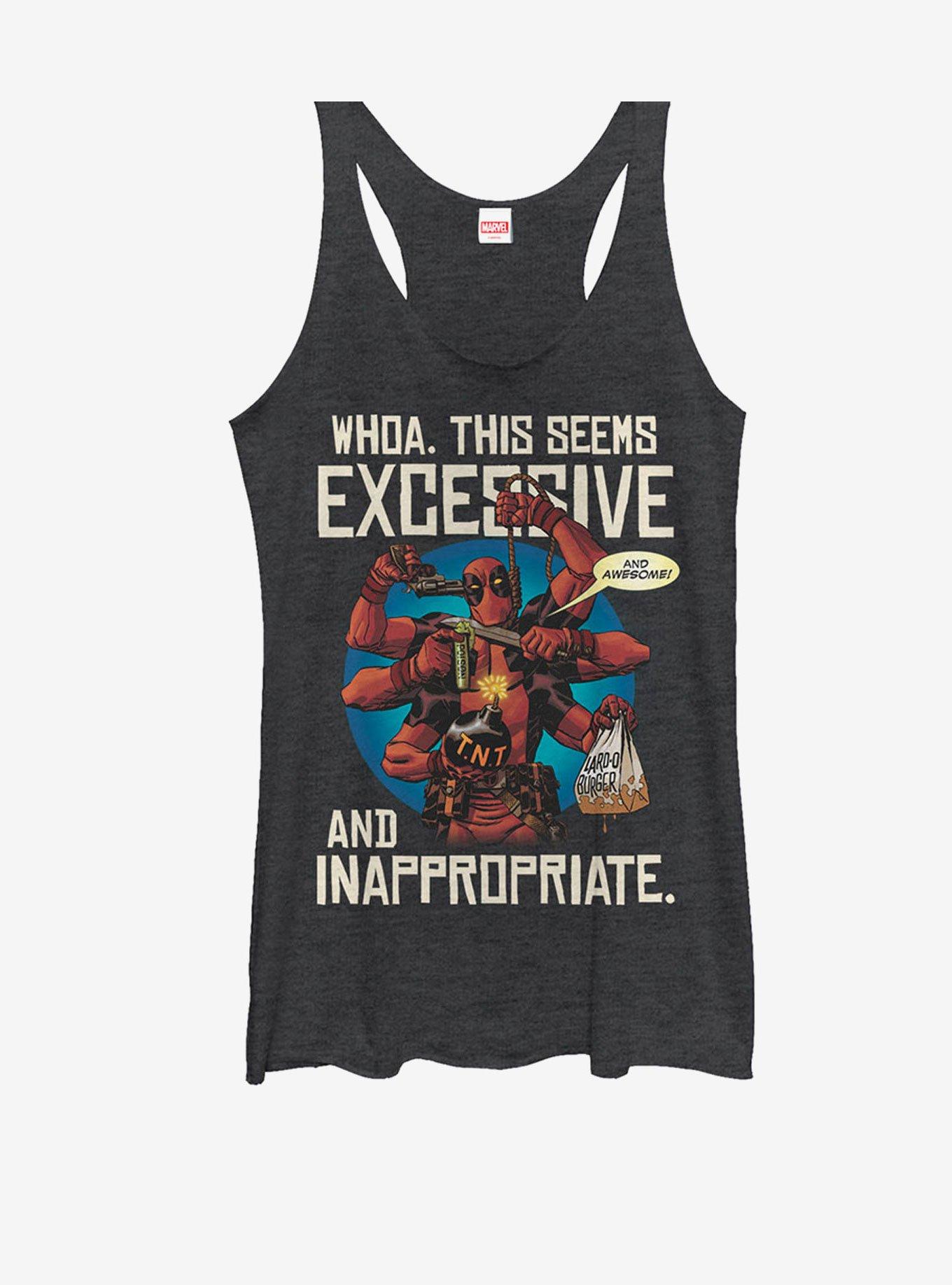 Marvel Deadpool Excessive Behavior Womens Tank Top, , hi-res