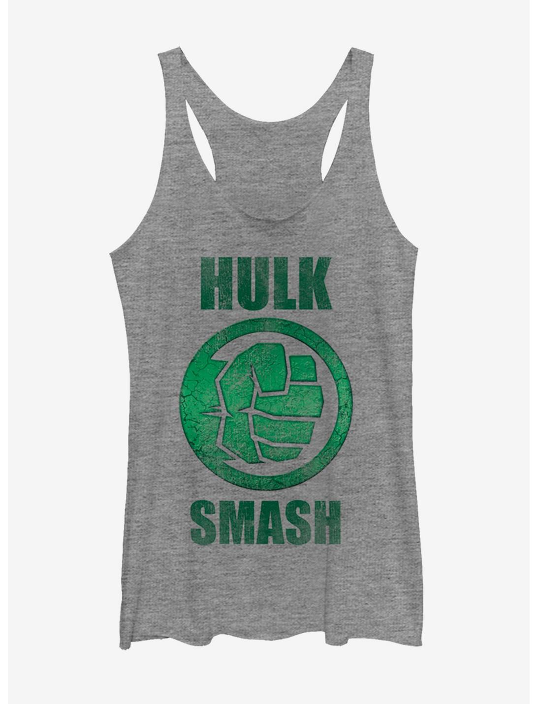 Marvel Hulk Smash Womens Tank Top, GRAY HTR, hi-res