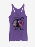 Disney Sleeping Beauty Maleficent Castle Womens Tank, PUR HTR, hi-res