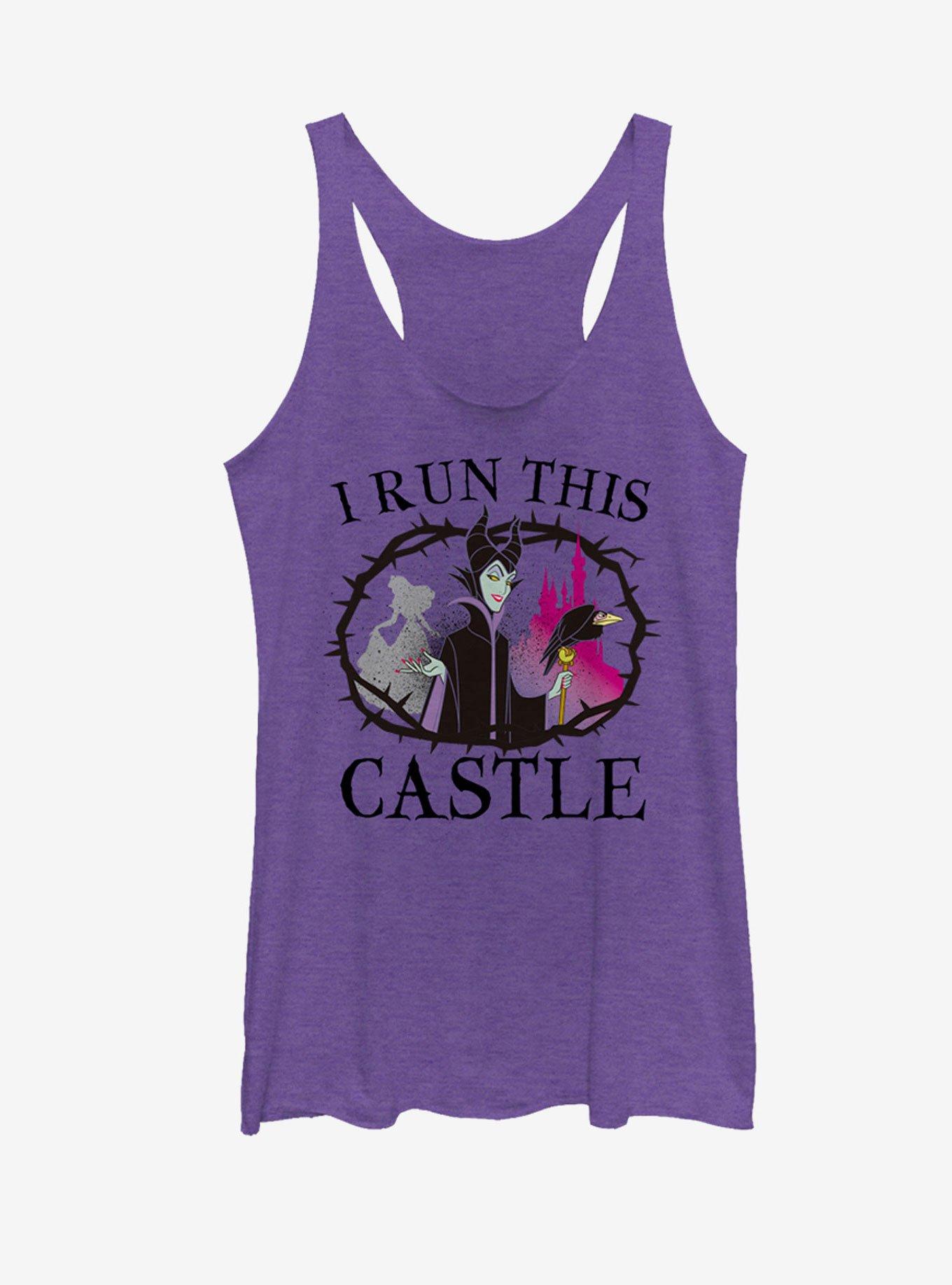 Disney Sleeping Beauty Maleficent Castle Womens Tank, , hi-res