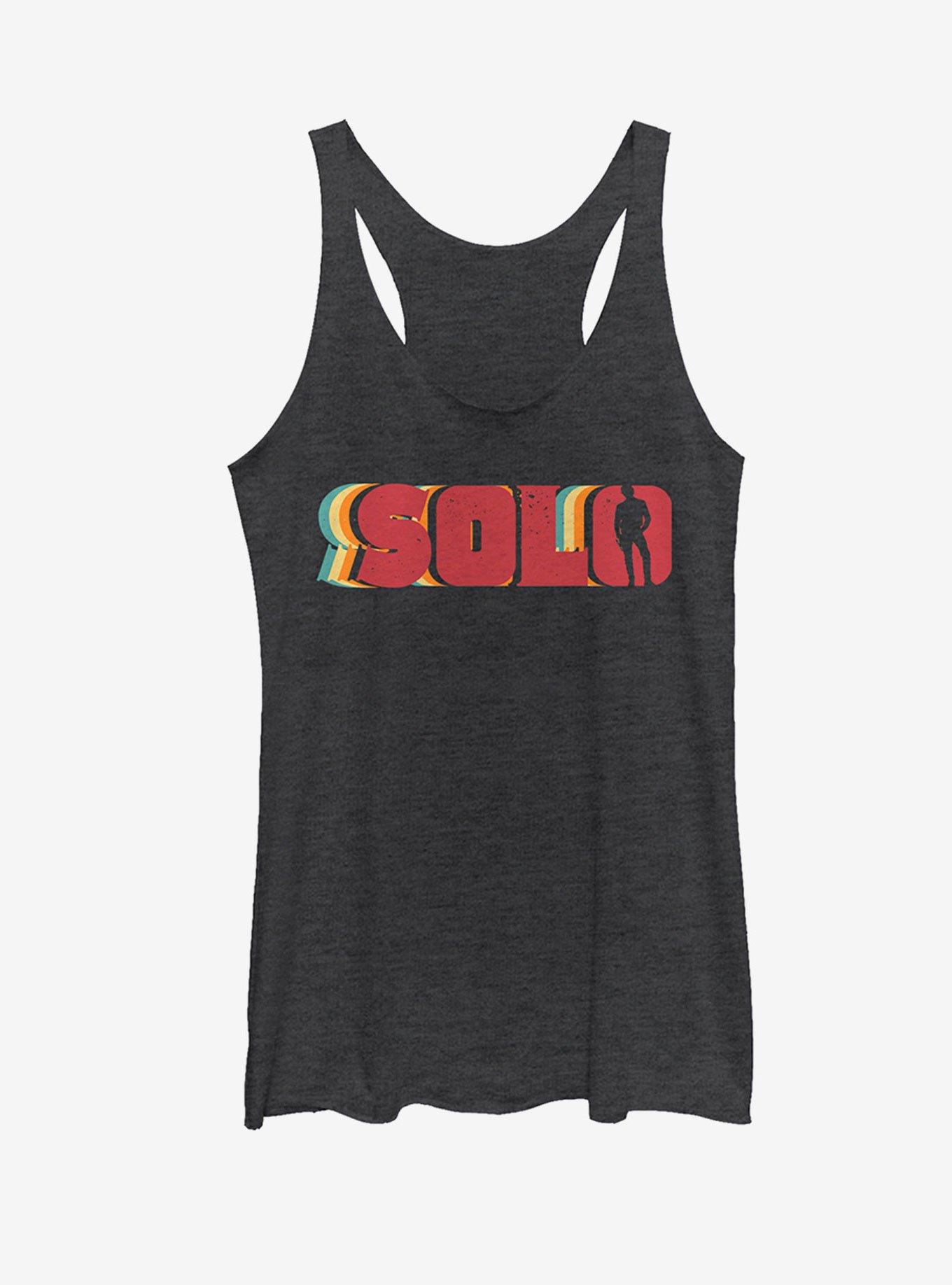 Star Wars Solo Retro Name Womens Tank Top, , hi-res