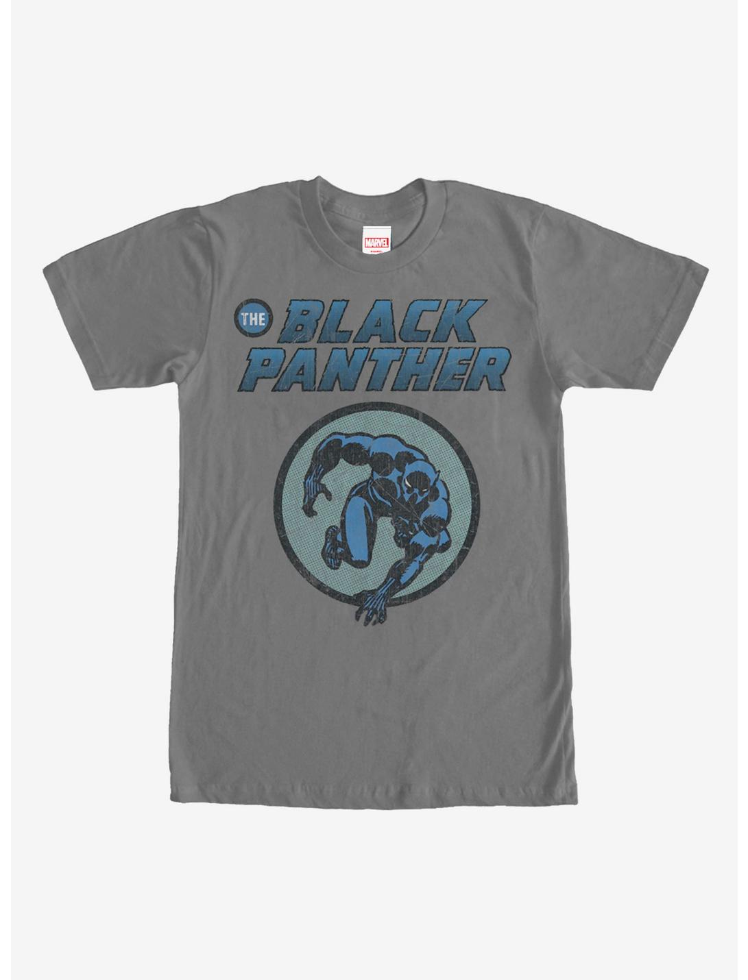 Plus Size Marvel Black Panther Leap T-Shirt, CHARCOAL, hi-res