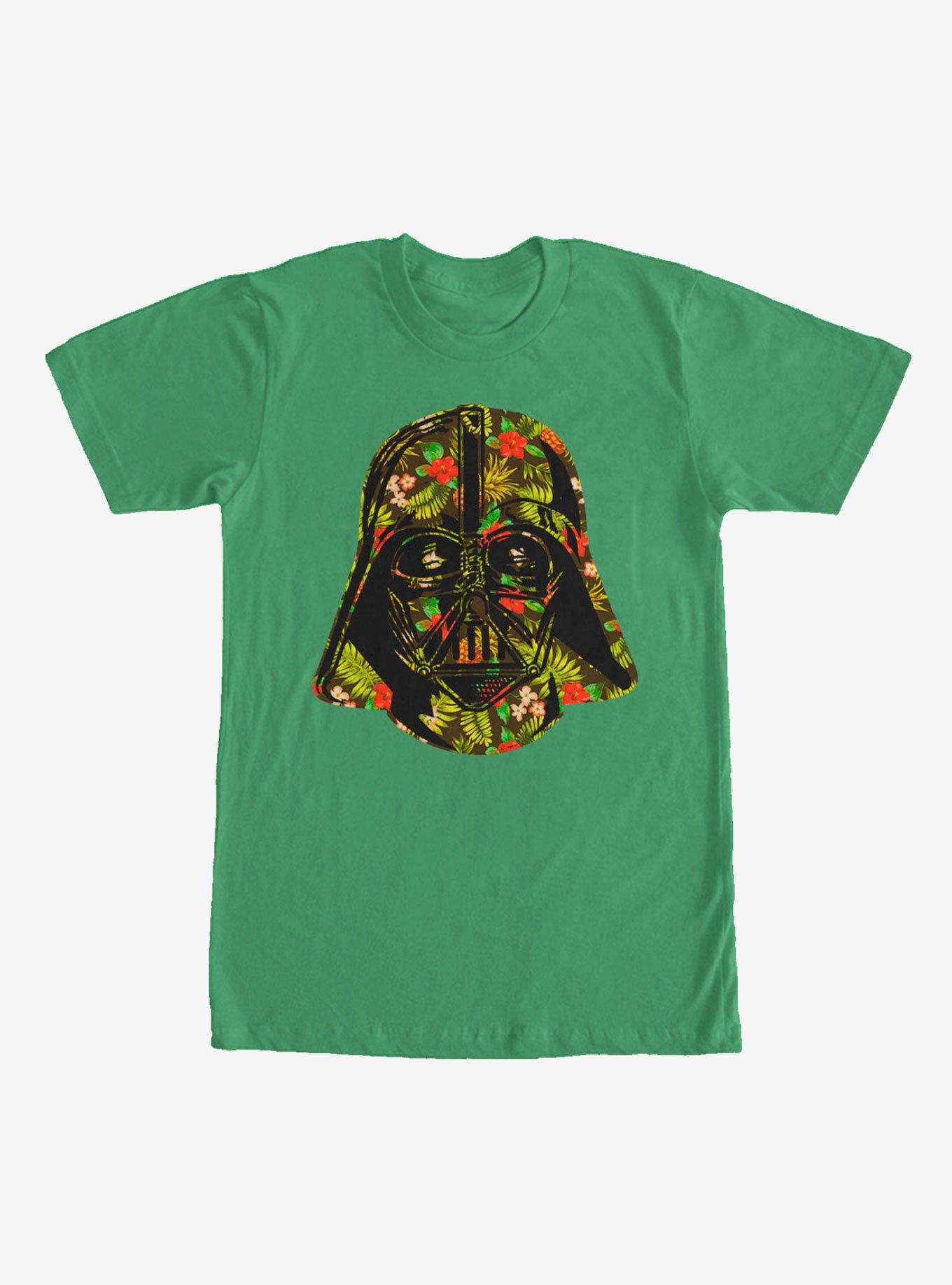 Star Wars Hawaiian Print Darth Vader Helmet T-Shirt, , hi-res