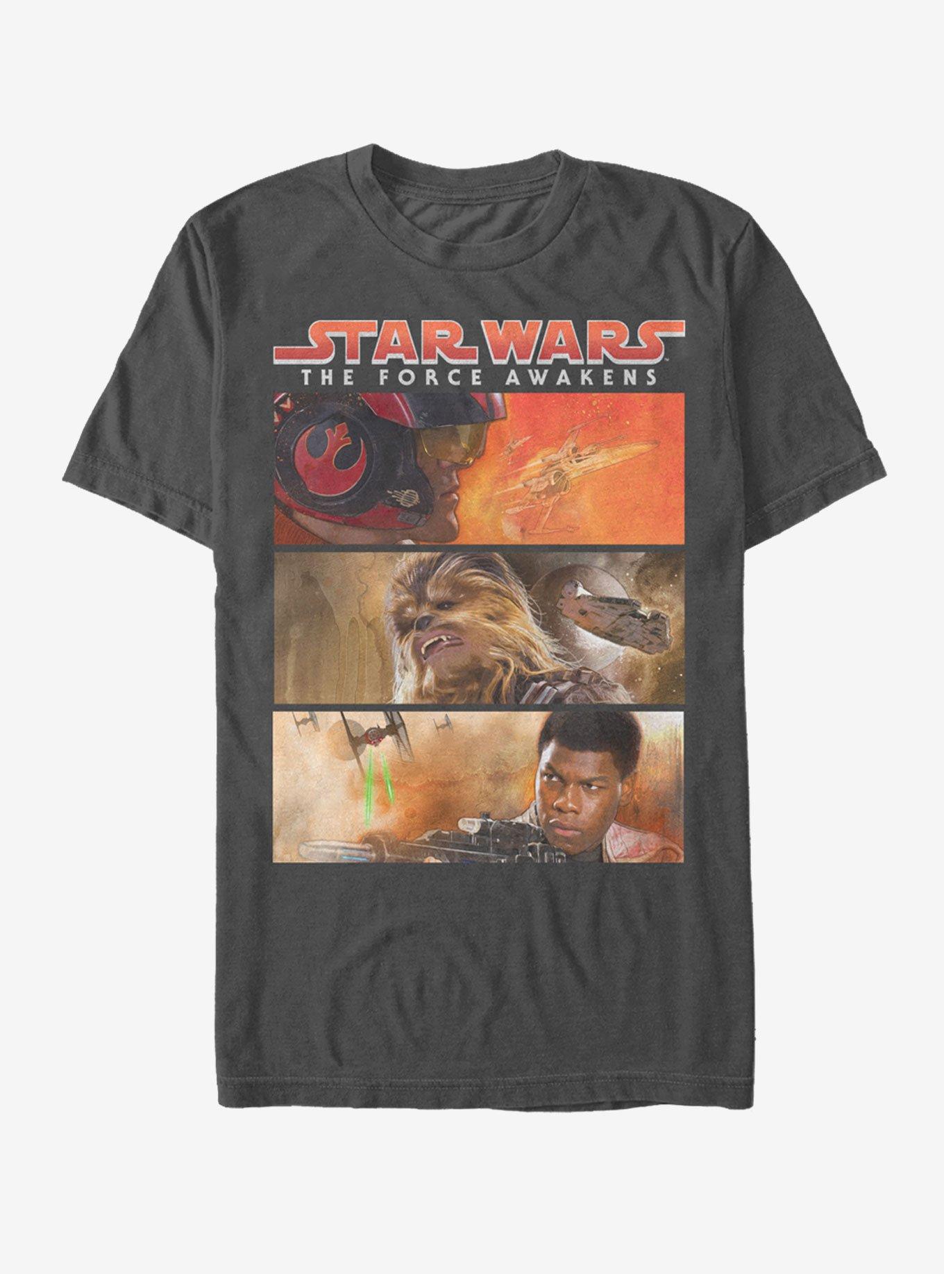 Star Wars: The Force Awakens Resistance Panel  T-Shirt