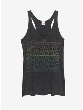 Marvel Avengers: Infinity War Rainbow Logo Womens Tank Top, , hi-res