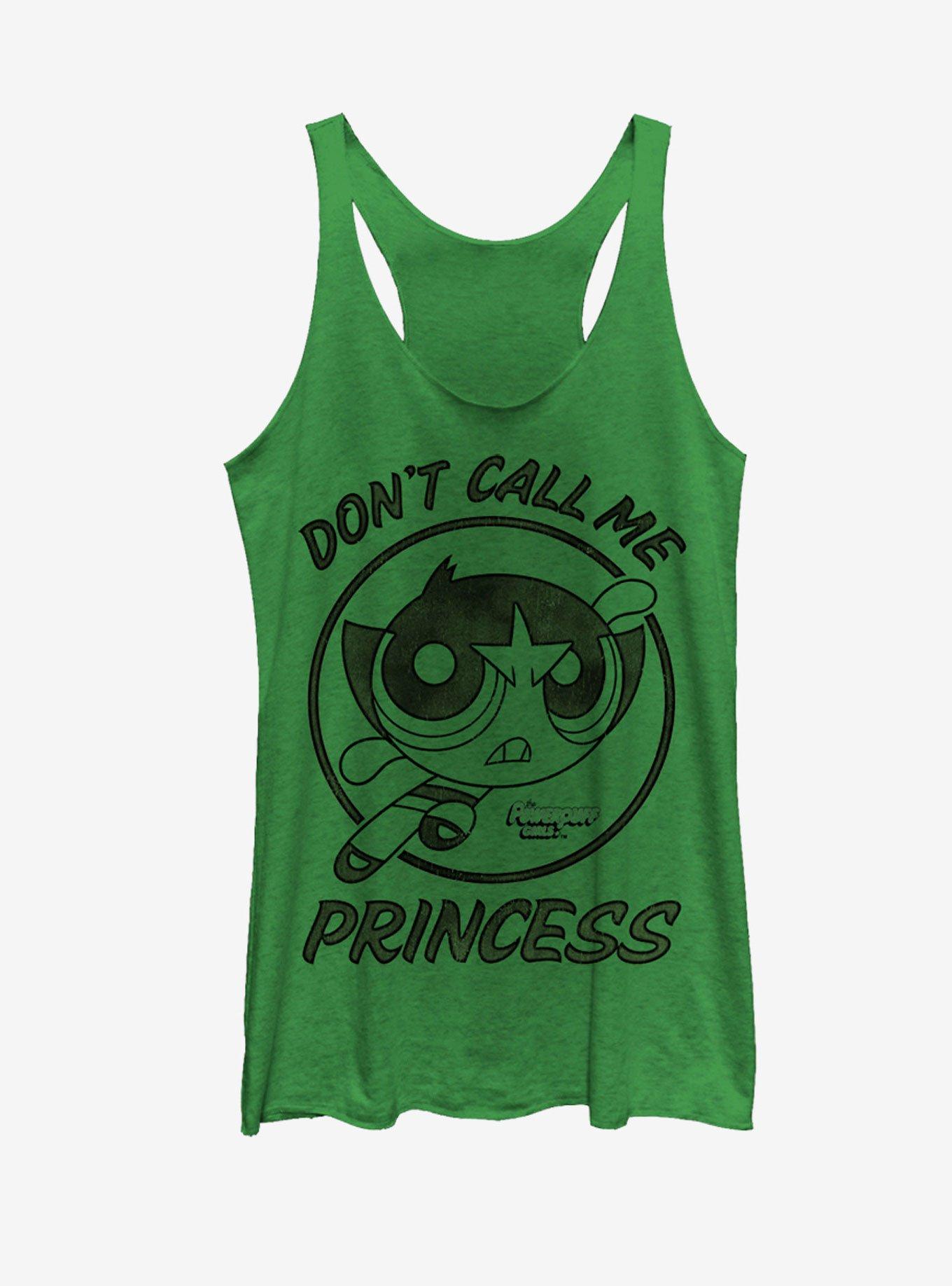 The Powerpuff Girls Buttercup Don't Call Me Princess Womens Tank Top, , hi-res