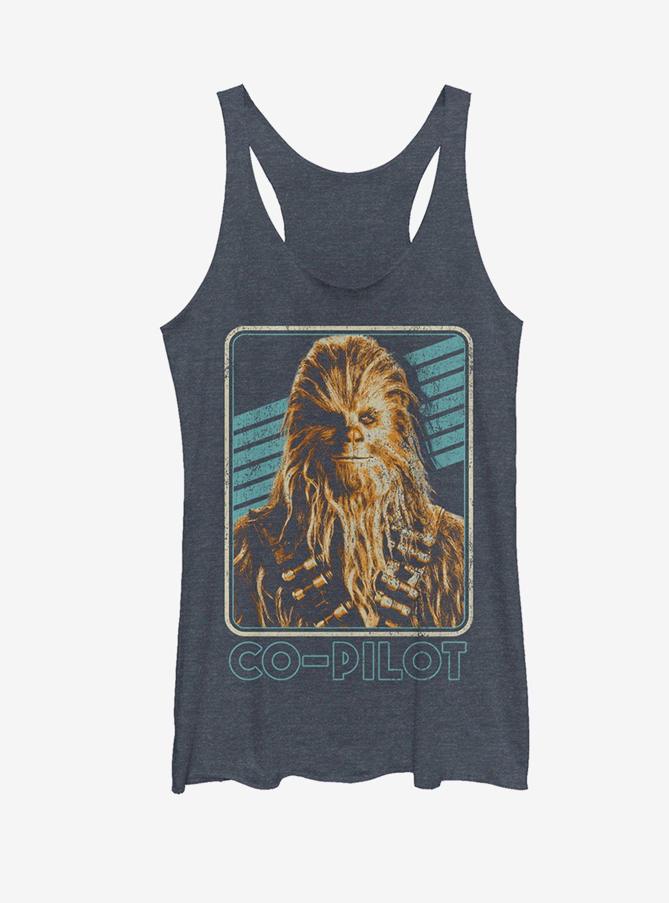 Star Wars Retro Chewie Co-Pilot Womens Tank Tank, , hi-res