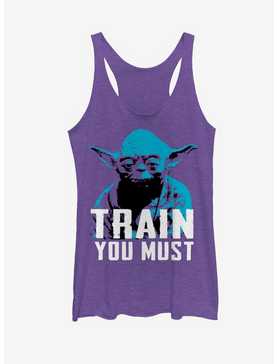 Star Wars Yoda Train You Must Womens Tank Top, , hi-res