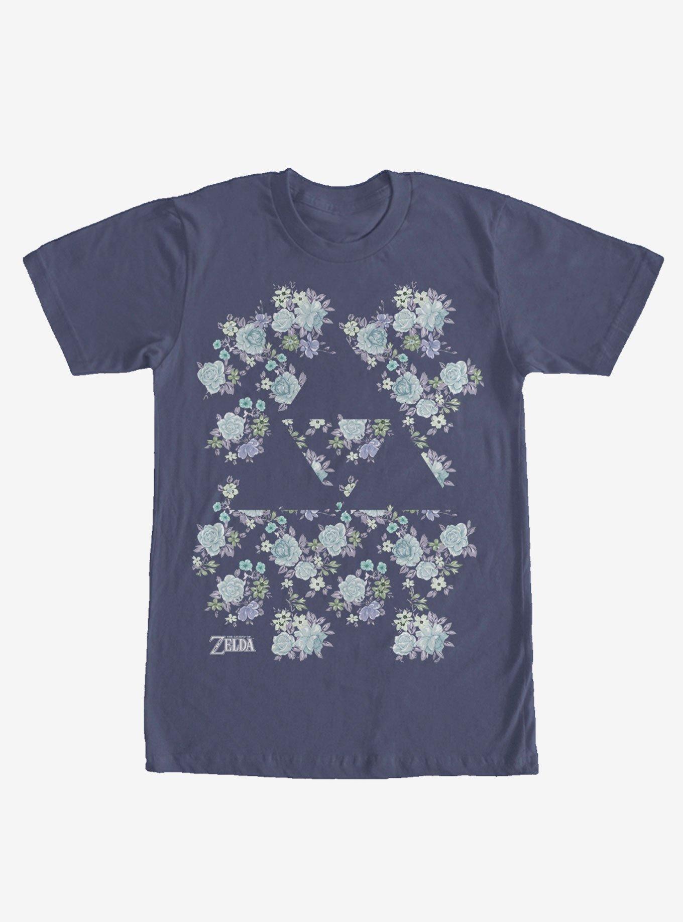 Nintendo The Legend of Zelda Floral Triforce T-Shirt, , hi-res