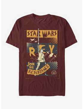 Star Wars: The Last Jedi Rey Join The Resistance T-Shirt, , hi-res