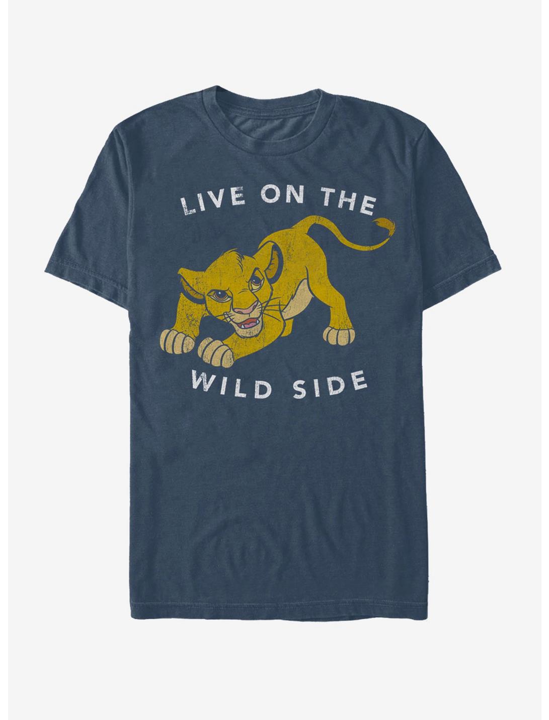 Disney The Lion King Simba Live on the Wild Side T-Shirt, NAVY, hi-res