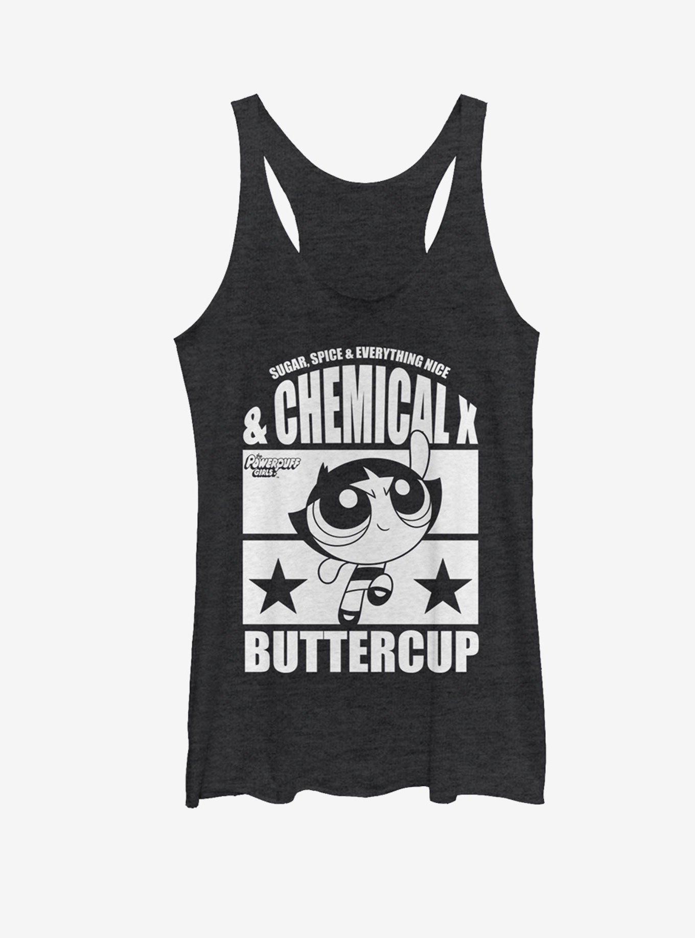 The Powerpuff Girls Chemical X Buttercup Womens Tank Top, , hi-res