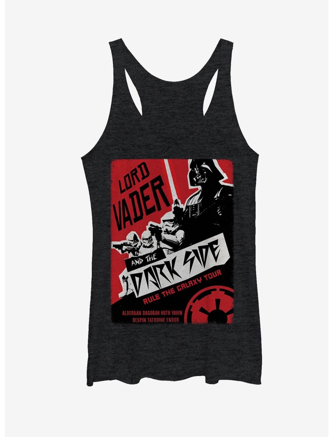 Star Wars Darth Vader Concert Poster Womens Tank Top, BLK HTR, hi-res