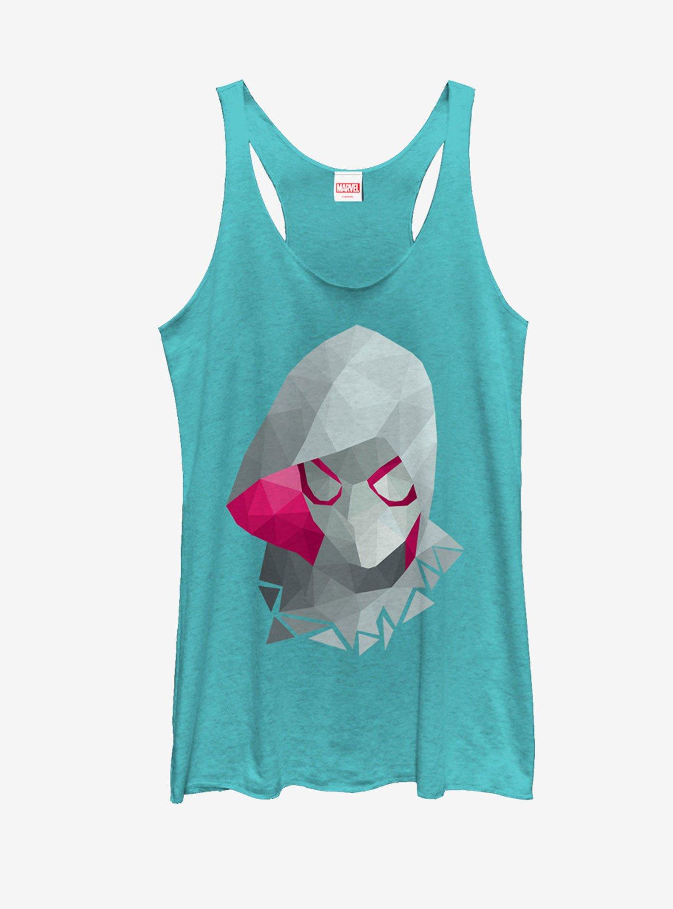 Marvel Spider-Gwen Geometric Womens Tank Top, TAHI BLUE, hi-res