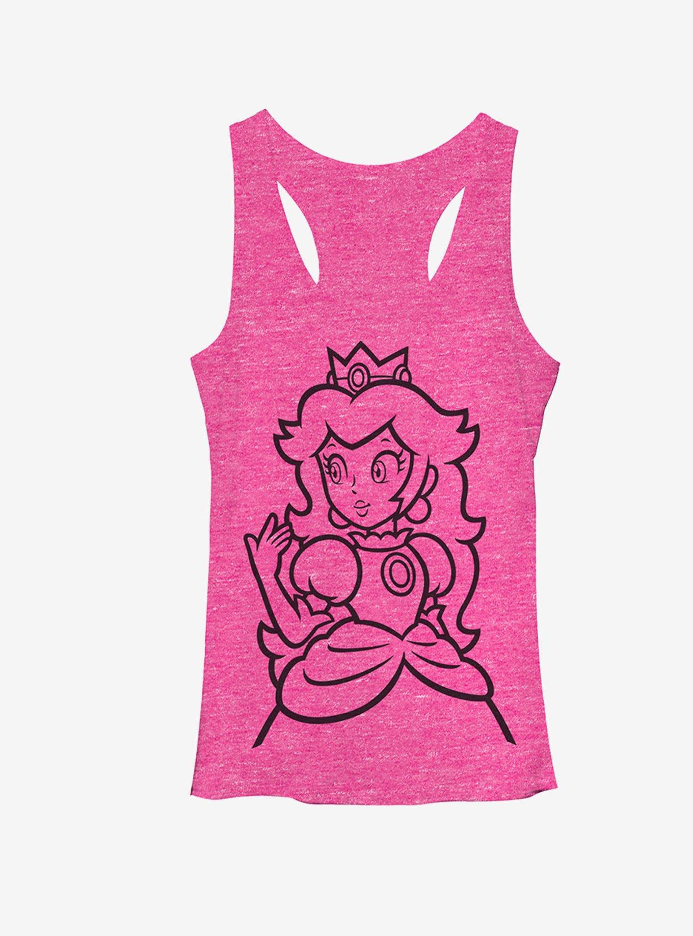 Nintendo Super Mario Bros. Princess Peach Womens Tank Top, , hi-res