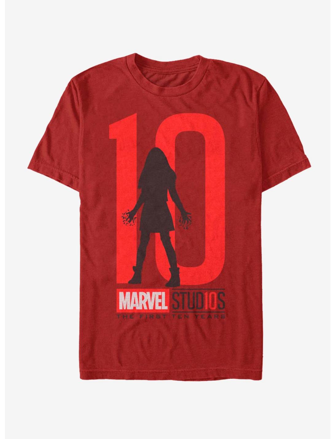 Marvel Cinematic Universe 10th Anniversary Scarlet Witch T-Shirt, CARDINAL, hi-res