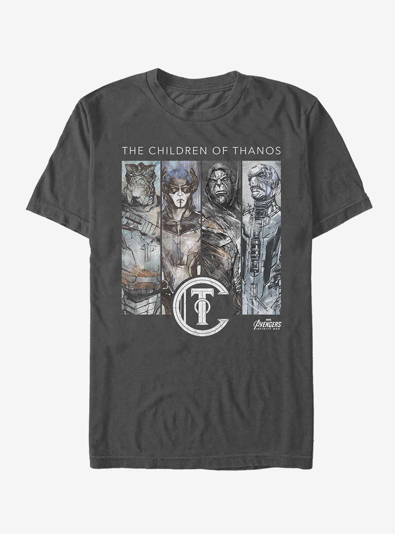 Marvel Avengers: Infinity War Children of Thanos Panels T-Shirt, , hi-res