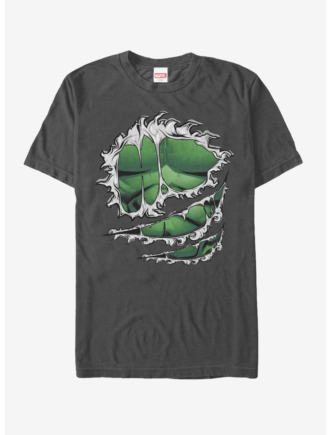Plus Size Marvel Hulk Rip T-Shirt, CHARCOAL, hi-res