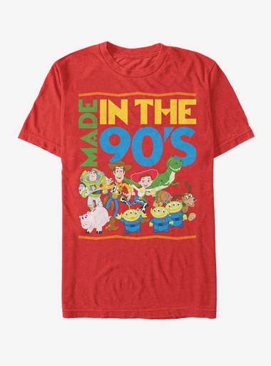 Disney Toy Story Made in the 90's T-Shirt - RED | BoxLunch