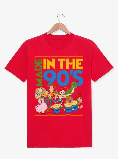Disney Toy Story Made in the 90's T-Shirt - RED | BoxLunch