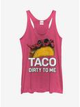 Marvel Deadpool Taco Dirty to Me Womens Tank Top, PINK HTR, hi-res