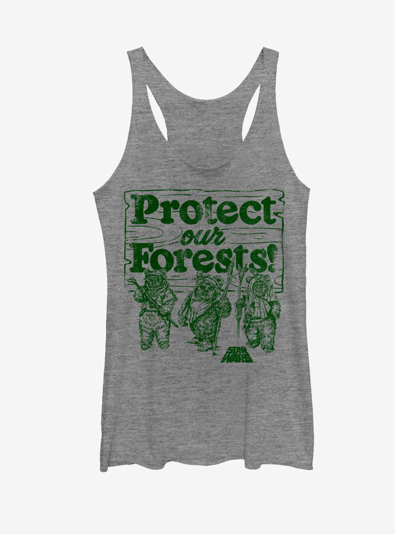 Star Wars Ewok Protect Our Forests Womens Tank Top, , hi-res