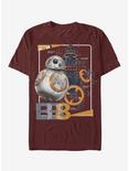 Star Wars BB-8 Schematics T-Shirt, CARDINAL, hi-res