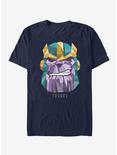 Marvel Avengers: Infinity War Geometric Thanos T-Shirt, NAVY, hi-res