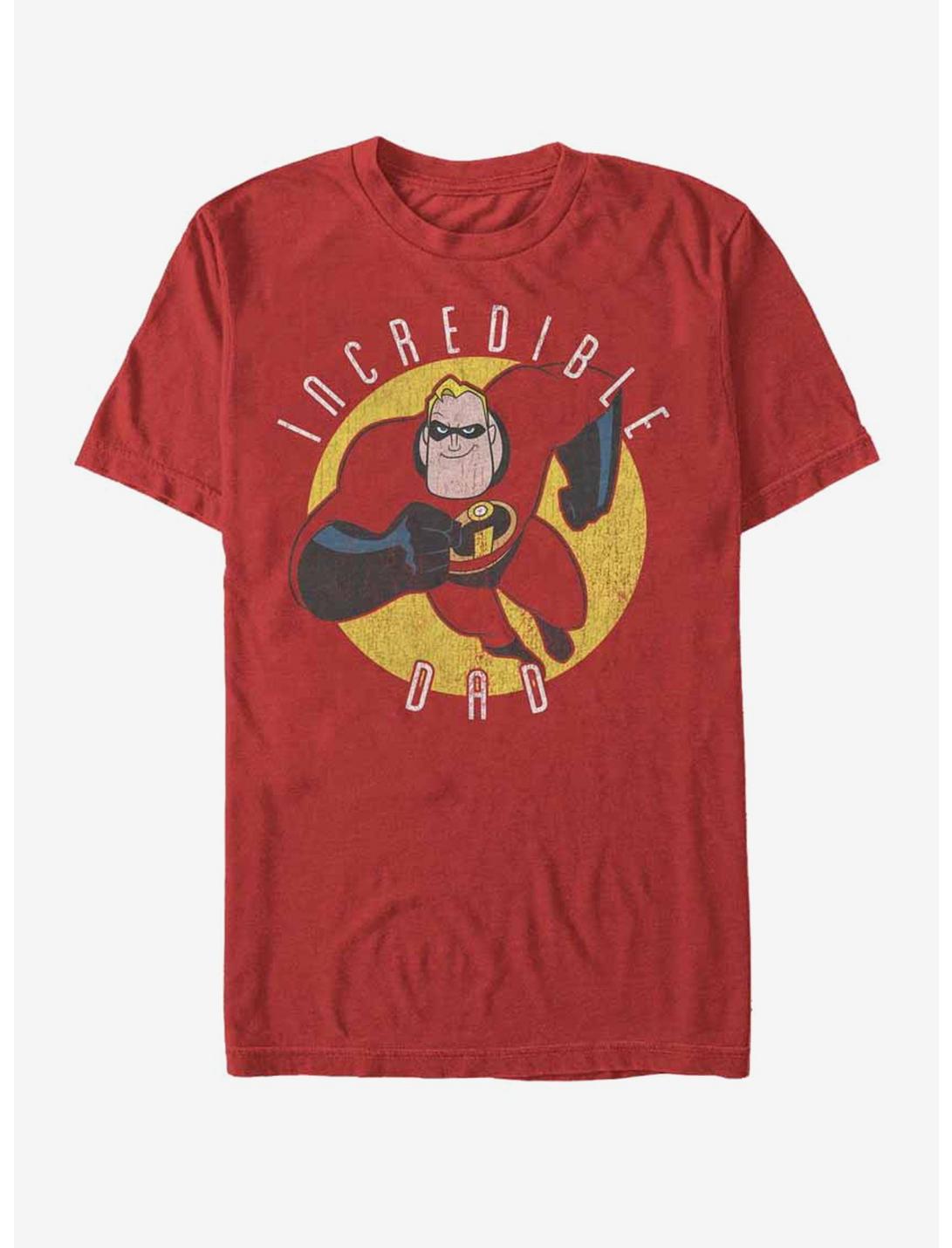 Disney Pixar The Incredibles Incredible Dad T-Shirt, RED, hi-res