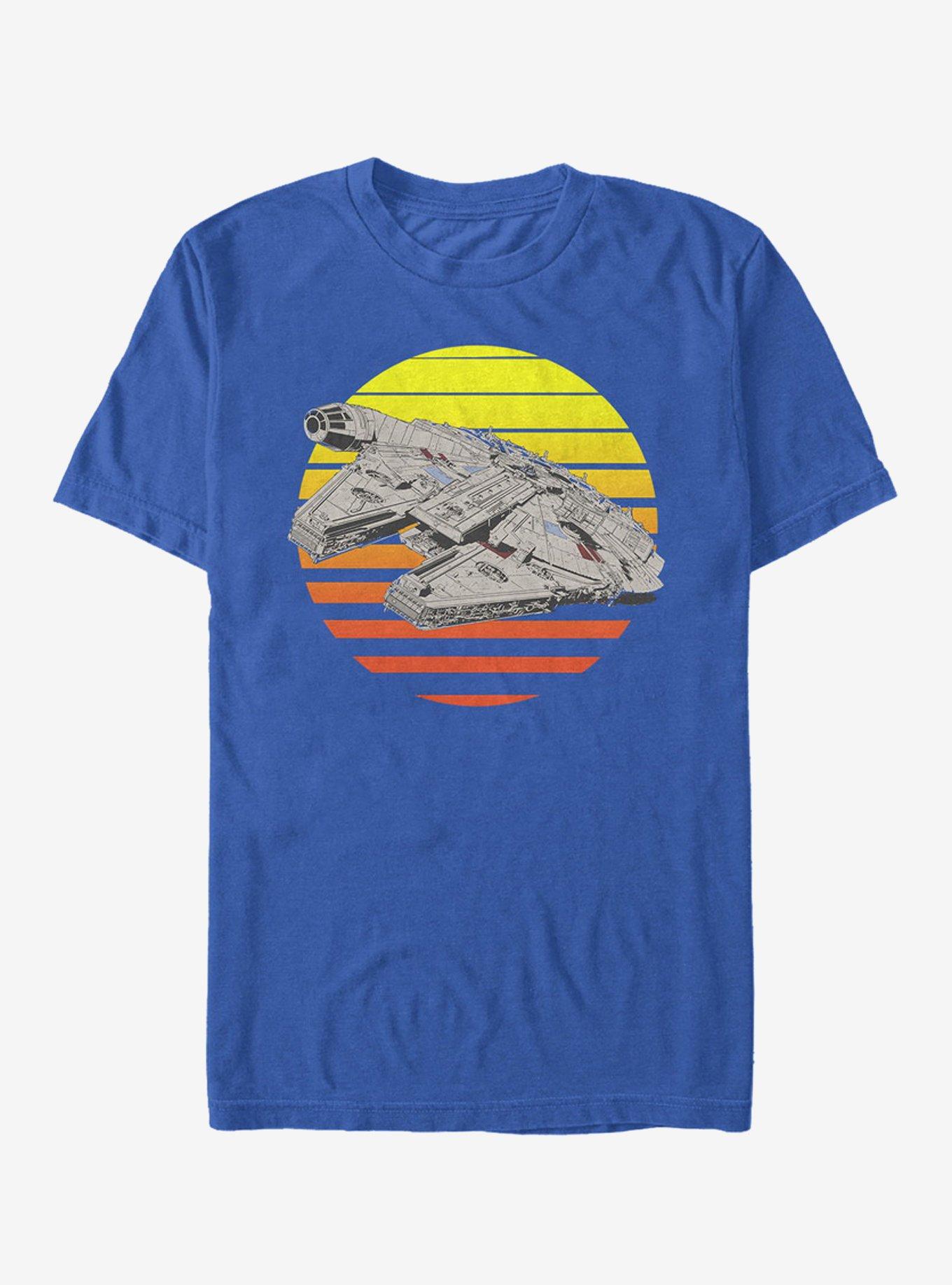 Star Wars Millennium Falcon Sunset T-Shirt, , hi-res