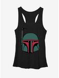 Star Wars Boba Fett Helmet Womens Tank, BLK HTR, hi-res