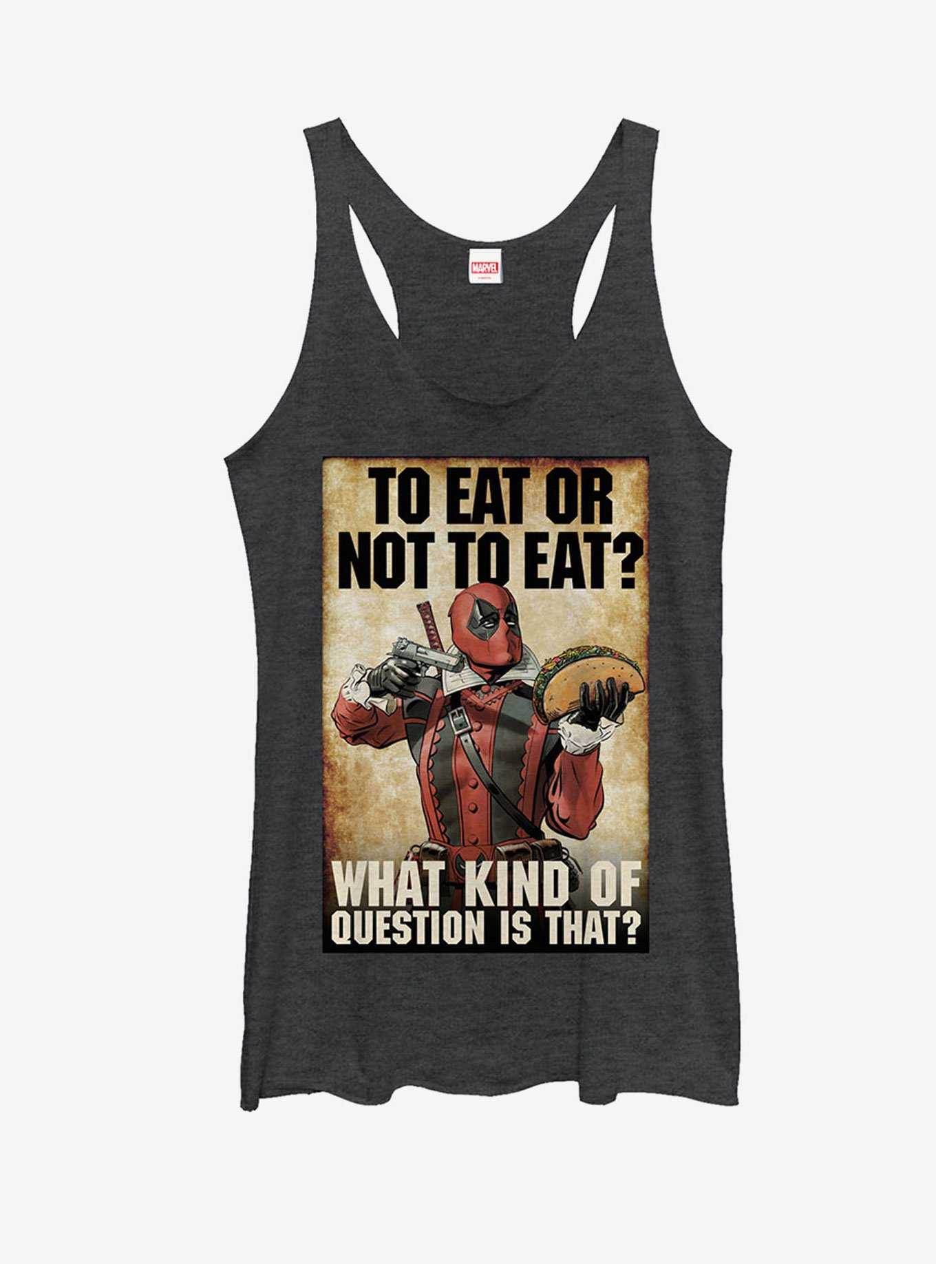Marvel Deadpool To Eat or Not To Eat Womens Tank Top, , hi-res