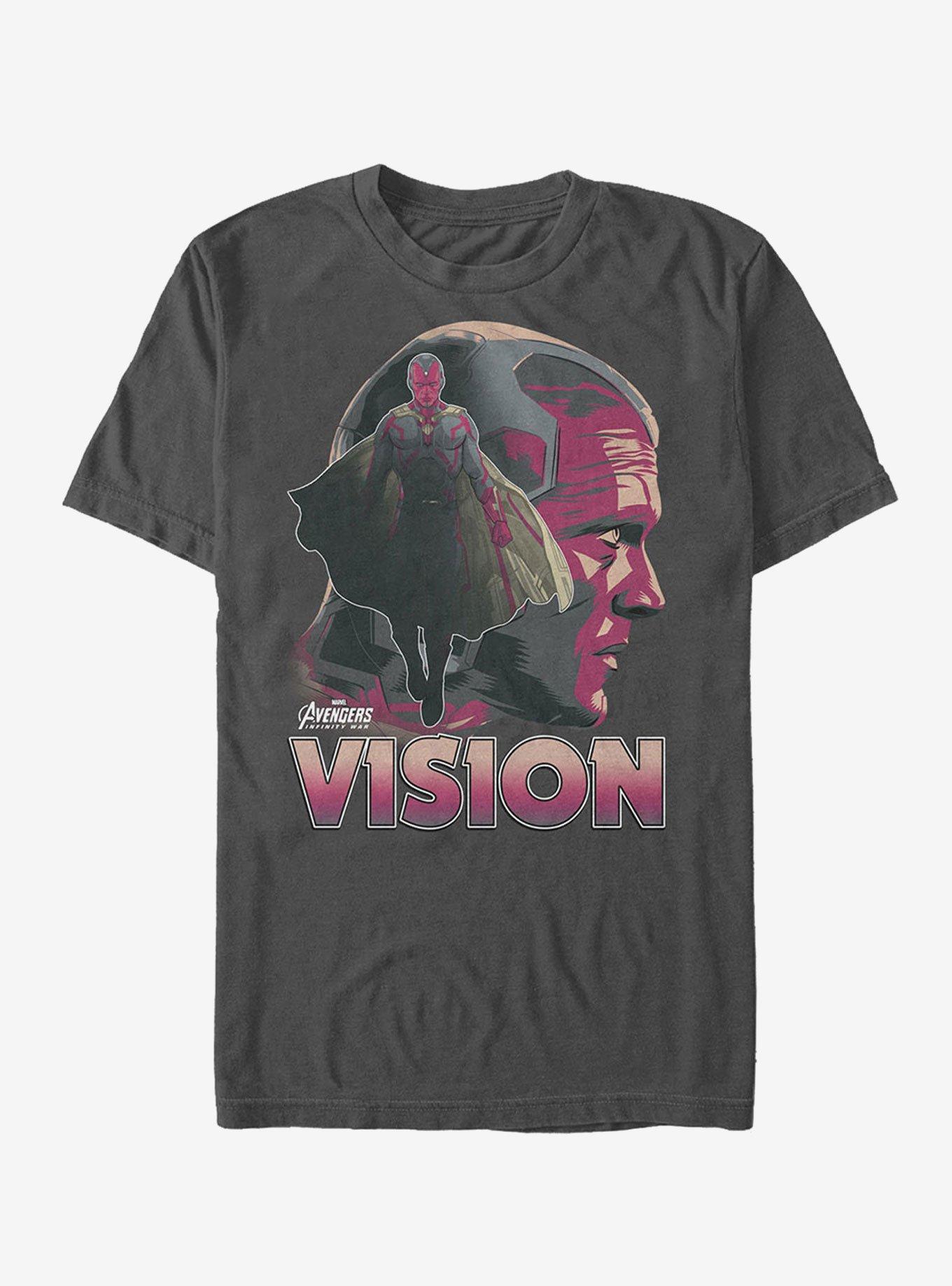 Marvel Avengers: Infinity War Vision Portrait T-Shirt, , hi-res