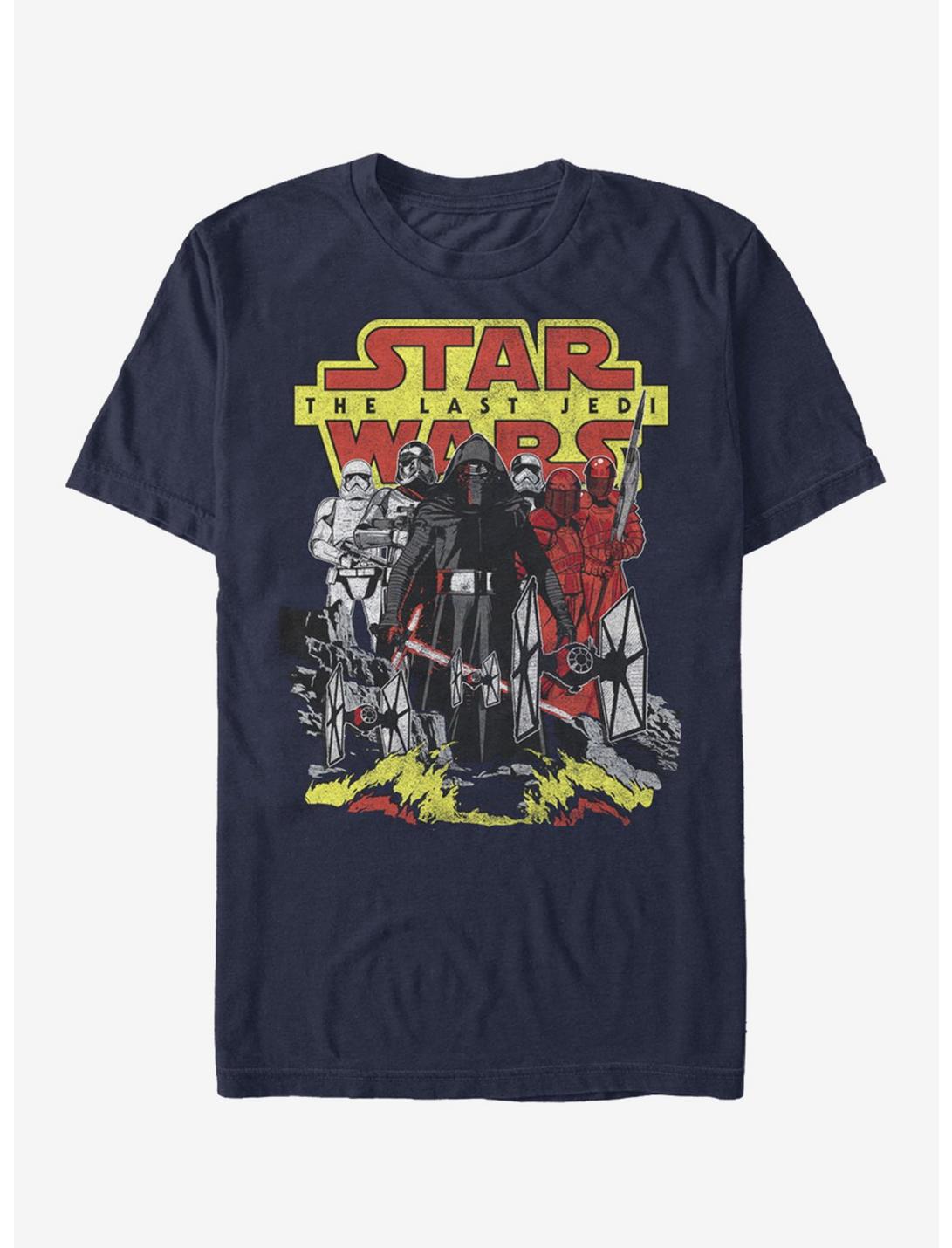 Star Wars: The Last Jedi First Order Defense T-Shirt, NAVY, hi-res