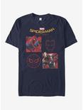 Marvel Spider-Man Homecoming Four Square T-Shirt, NAVY, hi-res