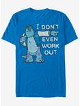 Disney Pixars Monster's University Sulley I Don't Even Work Out T-Shirt, ROYAL, hi-res