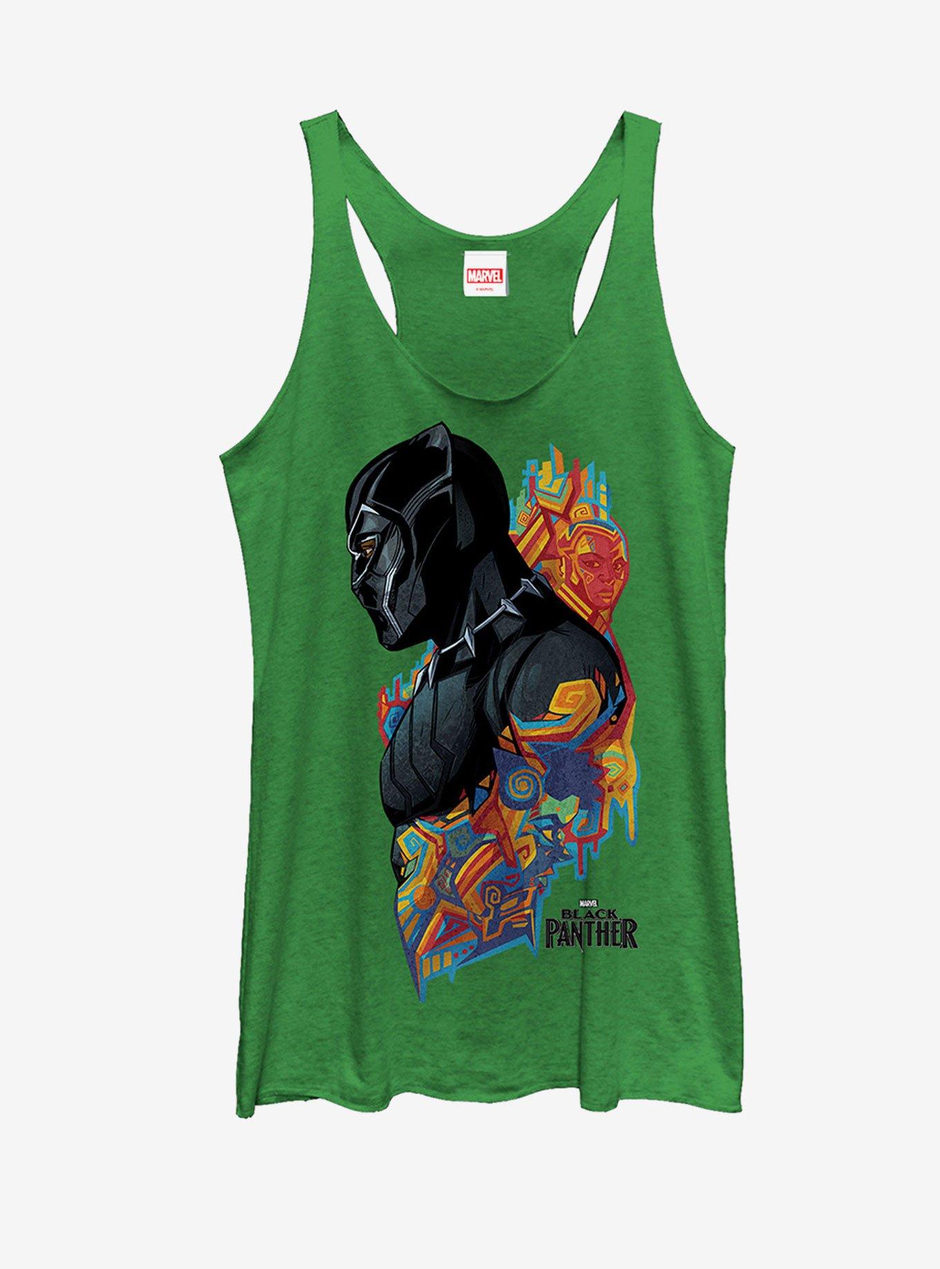 Marvel Black Panther 2018 Artistic Pattern Womens Tank Top, , hi-res