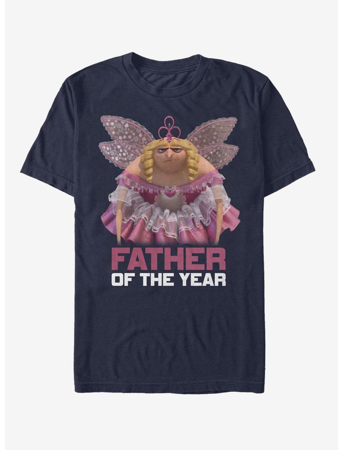 Despicable Me Father of the Year Fairy Gru T-Shirt, NAVY, hi-res