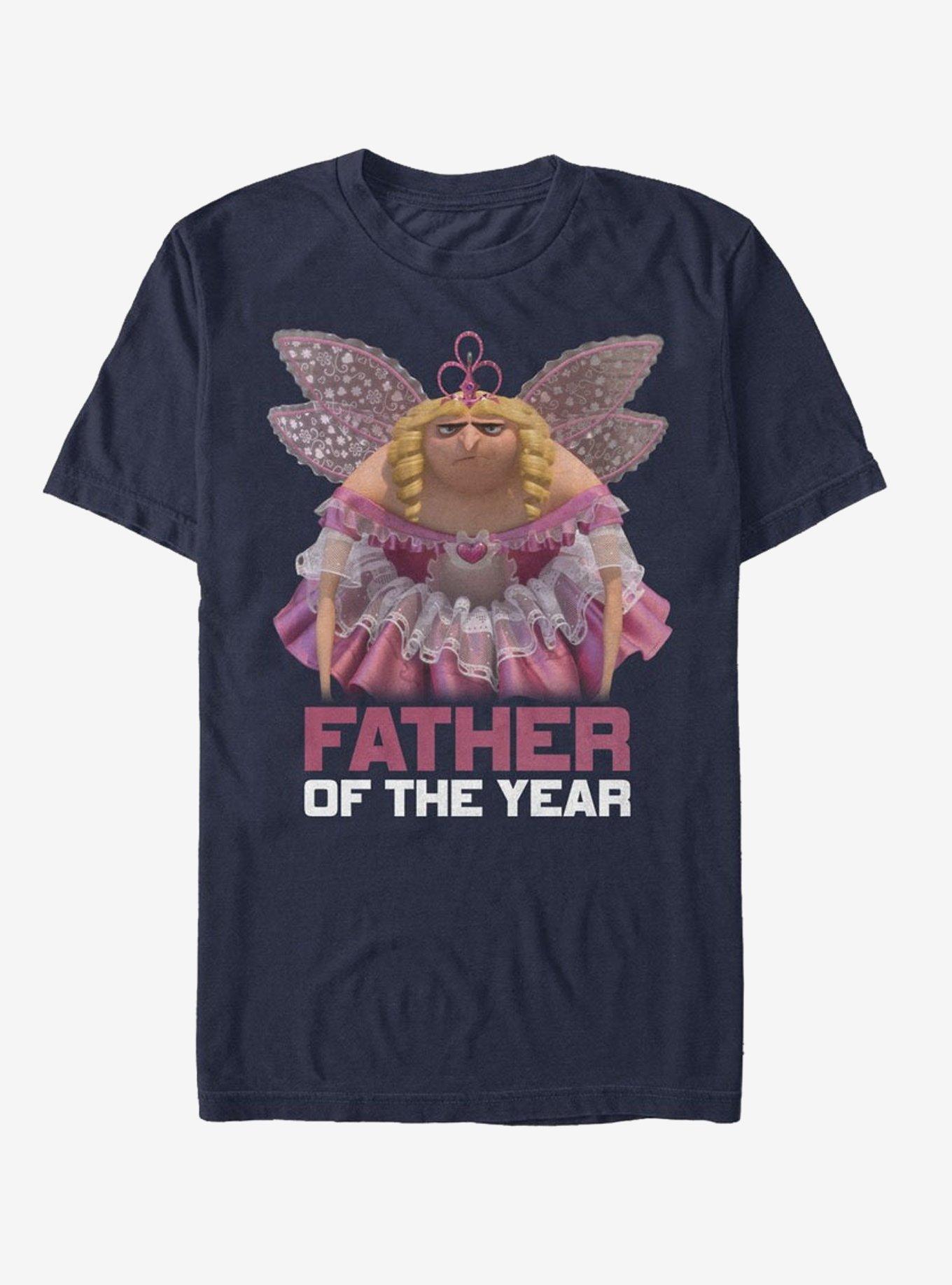 Despicable Me Father of the Year Fairy Gru T-Shirt, NAVY, hi-res