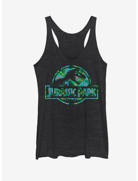 Jurassic Park Floral T Rex Logo Womens Tank, , hi-res