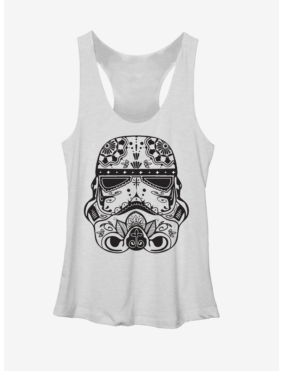 Star Wars Ornate Stormtrooper Womens Tank, WHITE HTR, hi-res