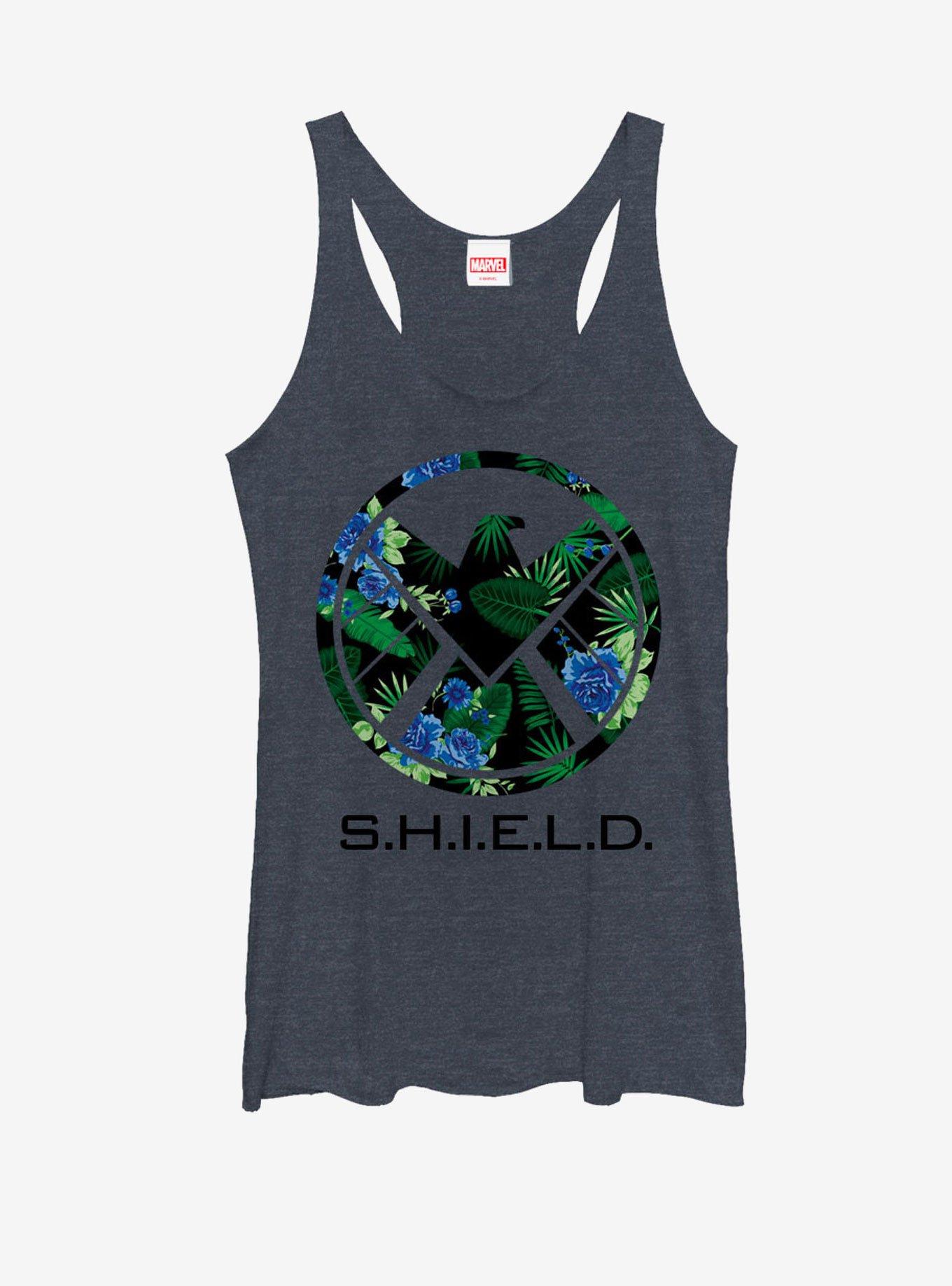 Marvel Agents of SHIELD Tropical Print Logo, , hi-res