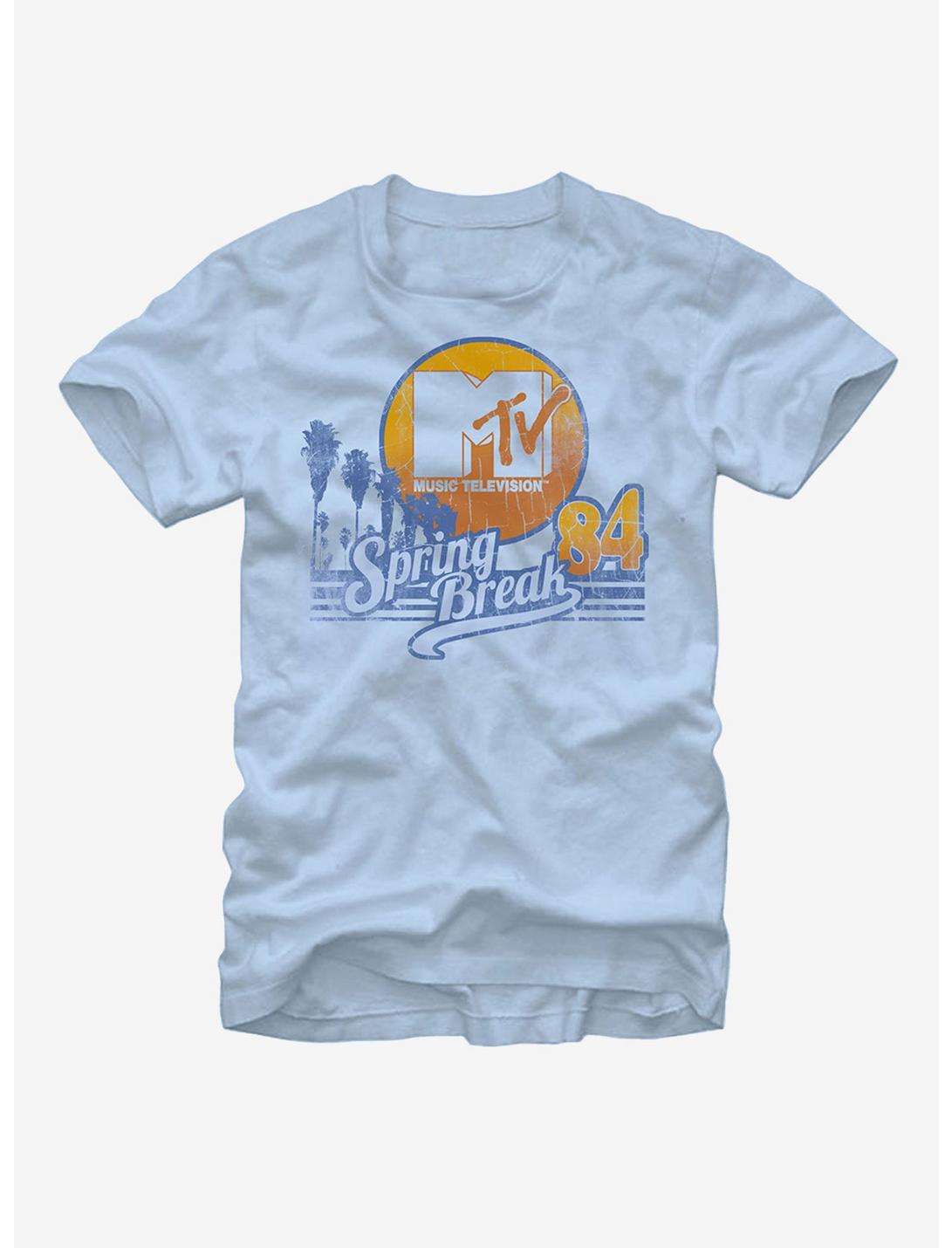 MTV Spring Break 1984 T-Shirt, LT BLUE, hi-res