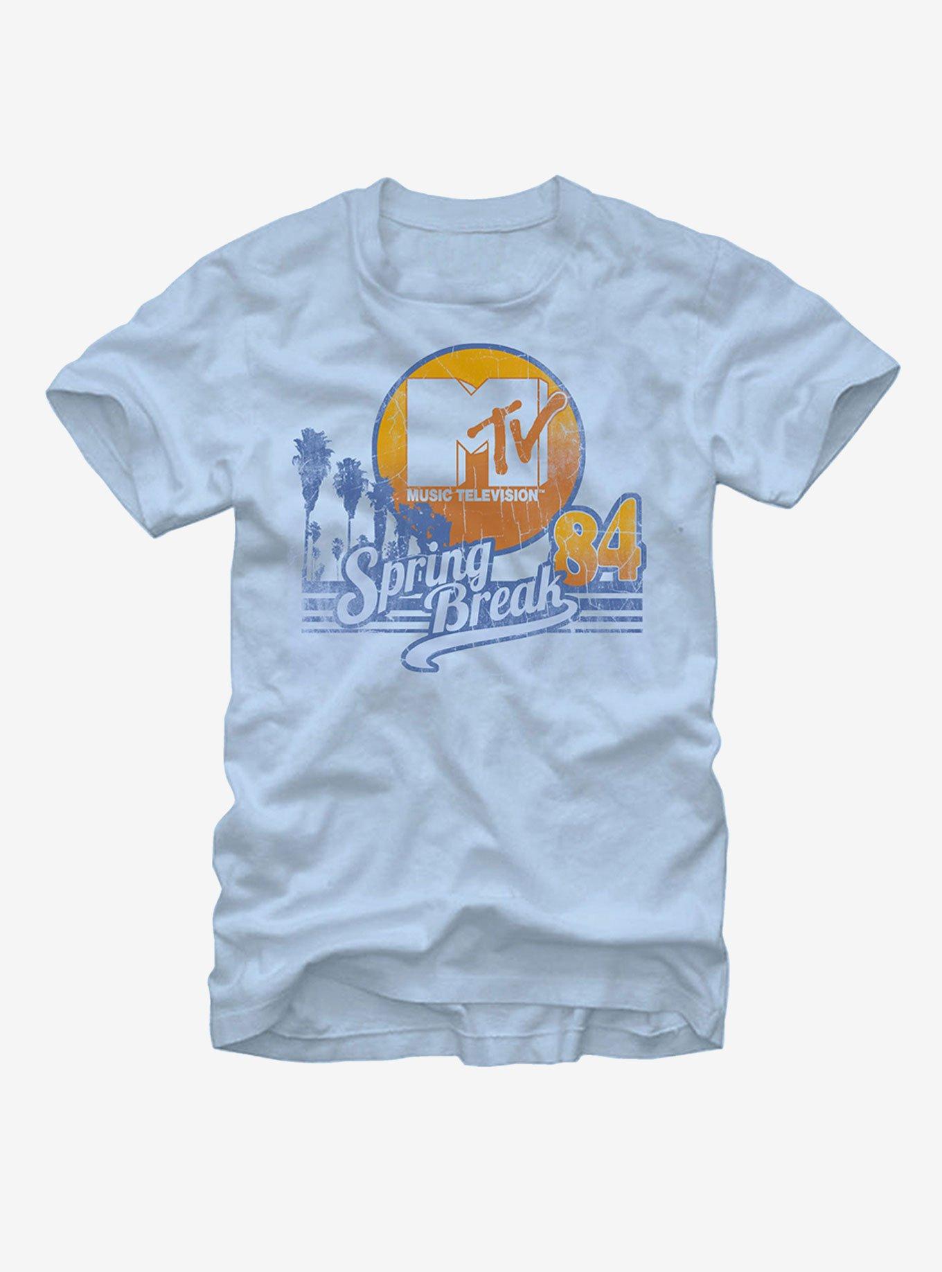 MTV Spring Break 1984 T Shirt BLUE BoxLunch