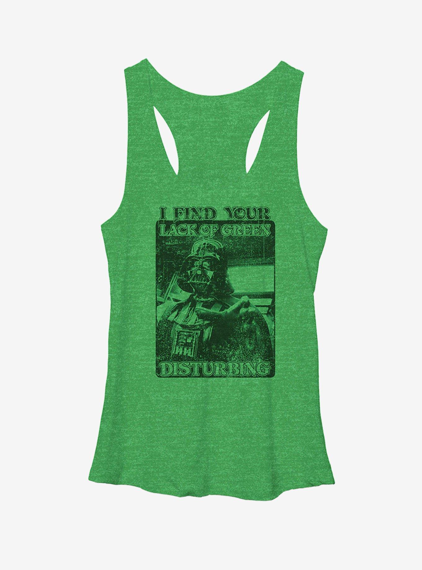 Star Wars Darth Vader St. Patrick's Day Lack of Green Womens Tank, , hi-res