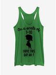 Disney Pixar Inside Out Disgust I Give This Day an F Womens Tank, ENVY, hi-res